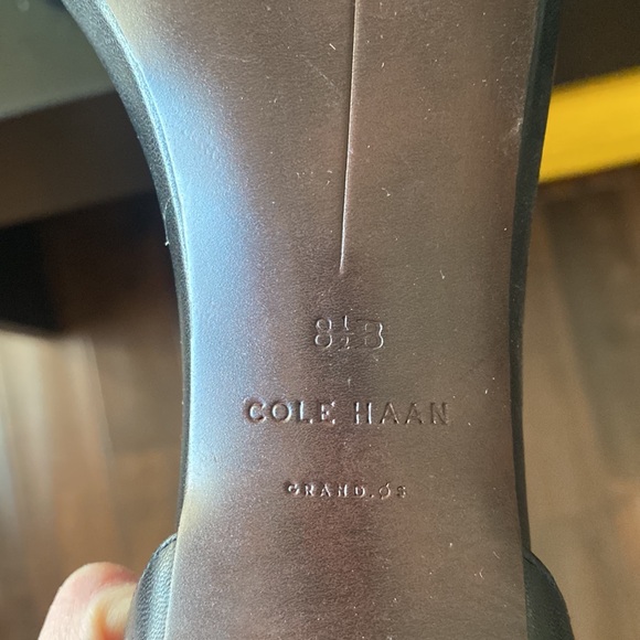 Cole Haan black strappy heels - Picture 5 of 5